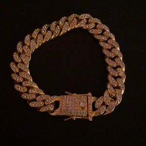 Diamond cuban bracelet